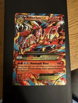 Pokemon M Blaziken EX Mega XY86 Xy Promos Holo 210 HP Moonsault Blaze 100 - Image 1
