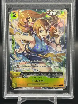 2024 One Piece TCG Wings Of The Captain. OP06-101 O- Nami Alt Art PSA 10 Gem - Image 2