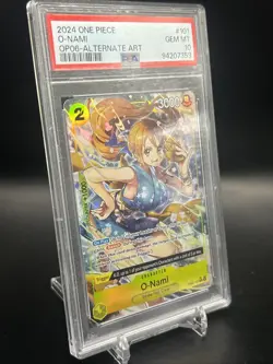 2024 One Piece TCG Wings Of The Captain. OP06-101 O- Nami Alt Art PSA 10 Gem - Image 3