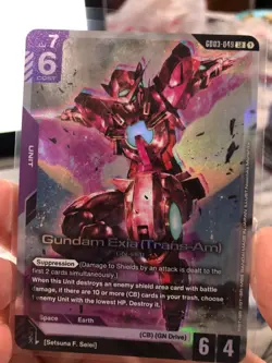 Gundam Exia Trans-Am Foil - GD03-049 - Gundam TCG Card Game - Image 1