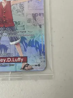 One Piece College Basketball US Voyage Monkey D. Luffy Card Sealed *Mint - Image 3