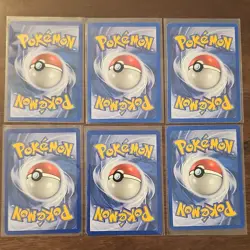 Pokemon TCG Lot Poliwag Farfetch'd Skarmory Base Set Neo Revelation 6 Cards - Image 2