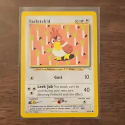 Pokemon TCG Lot Poliwag Farfetch'd Skarmory Base Set Neo Revelation 6 Cards - Image 4
