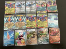 Phantasmal Flames Rare, Illustration Rare, Full Art Card Lot 28 Cards Pokemon - Image 1