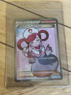 Pokemon Center Lady - 105/106 - Pokemon Flashfire XY Full Art Ultra Rare Card LP - Image 1