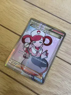 Pokemon Center Lady - 105/106 - Pokemon Flashfire XY Full Art Ultra Rare Card LP - Image 2