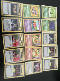Vintage lot of Pokemon Team Rocket 1st Ed, Must See. 57 Cards condition nm-hp - Image 2