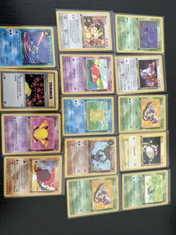 Vintage lot of Pokemon Team Rocket 1st Ed, Must See. 57 Cards condition nm-hp - Image 3