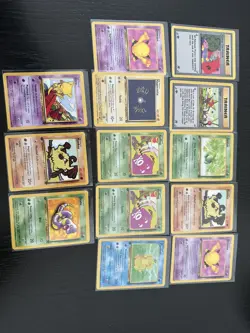 Vintage lot of Pokemon Team Rocket 1st Ed, Must See. 57 Cards condition nm-hp - Image 5