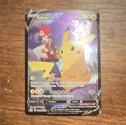 Pokemon Pikachu V Lost Origin Ultra Rare Holo Card TG16/TG30 190 HP - Image 1