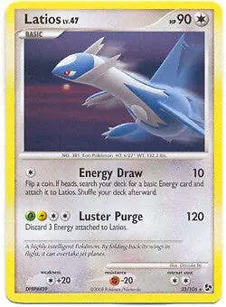 Pokemon Diamond & Pearl Great Encounters - Latios (Rare) Card 23/106 - Image 1