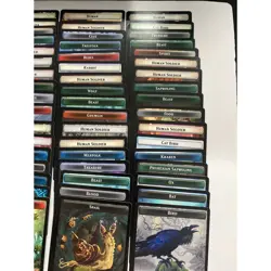 Lot of 100 MTG Single Sided Token Cards - Image 2