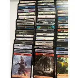 Lot of 100 MTG Single Sided Token Cards - Image 4