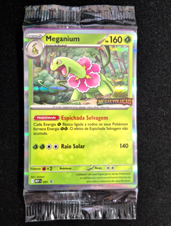 Mega Evolution Prerelease Promo all 4 stamped cards MEP Sealed - Portuguese BR - Image 4