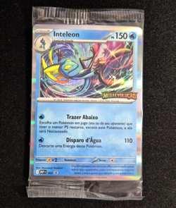Mega Evolution Prerelease Promo all 4 stamped cards MEP Sealed - Portuguese BR - Image 5