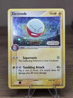 Pokemon Card Ex Legend Maker Electrode 32/92 2006 Reverse Stamped Holo - Image 3