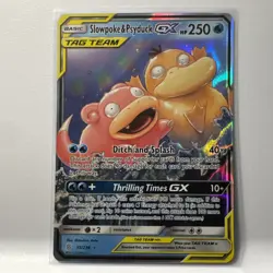 Pokemon TCG Slowpoke Psyduck GX Holo Card 35/236 Sm-Unified Minds - Image 1