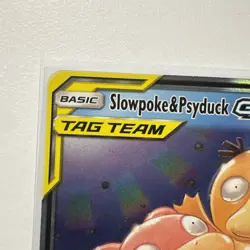 Pokemon TCG Slowpoke Psyduck GX Holo Card 35/236 Sm-Unified Minds - Image 3