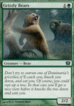 Grizzly Bears X4 (9th Edition (2005)) MTG (NM) *CCGHouse* Magic - Image 1