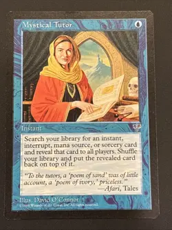 Mystical Tutor (80/351) Mirage UP NM MTG Magic the Gathering - Image 1