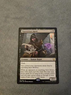 Wizards of the Coast Opposition Agent Commander Legends Rare Creature Black #141 - Image 1