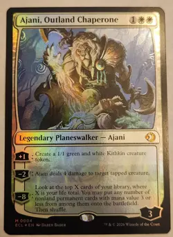 Ajani, Outland Chaperone Lorwyn Eclipsed Mythic Foil NM+ - Image 1