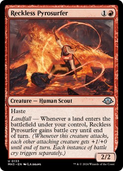 Reckless Pyrosurfer [Modern Horizons 3] Magic MTG - Image 1