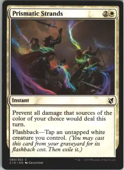 NM Prismatic Strands, MTG, Commander 2019, Magic the Gathering, 69 - Image 1