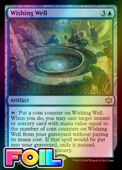 x1 Wishing Well BLB Bloomburrow MTG 81 FOIL RARE M/NM 1x - Image 1
