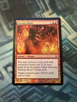 MTG Foil Blazing Shoal LP-/MP+ Betrayers of Kamigawa - Image 1