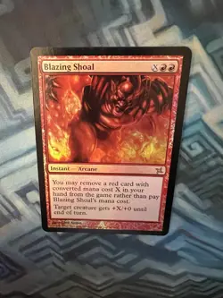 MTG Foil Blazing Shoal LP-/MP+ Betrayers of Kamigawa - Image 3
