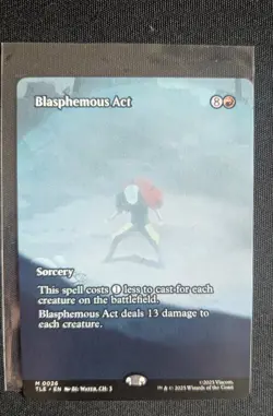 Blasphemous Act (Borderless) Avatar: The Last Airbender TLE MTG Magic NM - Image 1