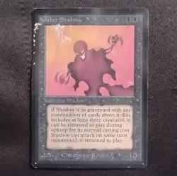 Magic: The Gathering Beta Nether Shadow Creature 1/1 Christopher Rush English - Image 1