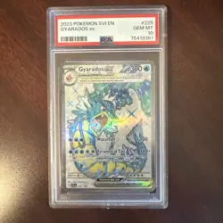 2023 POKEMON SVI EN-SCARLET & VIOLET ULTRA RARE #225 GYARADOS EX PSA 10 - Image 1