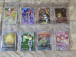 Pokemon 8x Illustration Rare Lot Houndoom Chansey Ninetales & More NM Read Desc. - Image 1