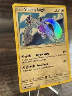 Pokemon TCG Shining Lugia SM82 Holo Rare 2017 Shining Legends Promo - Image 2