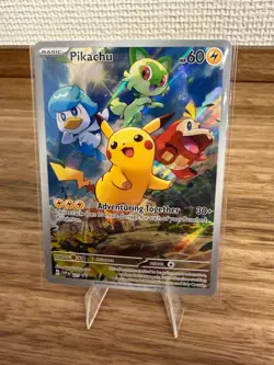 Pikachu 027 Promo Scarlet & Violet Pokemon Near Mint - Image 1