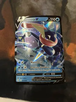 2021 Pokemon Sword And Shield Fusion Strike Holo Full Art Holo Greninja V 73/264 - Image 3
