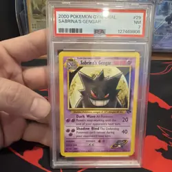 2000 POKEMON GYM CHALLENGE #29 SABRINA'S GENGAR PSA 7 - Image 1