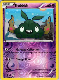Trubbish 48/101 Noble Victories Pokemon TCG LP - Image 1