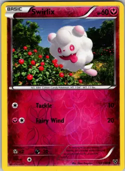 Swirlix 94/146 XY Base Set Pokemon TCG LP-NM - Image 1
