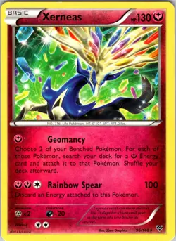 Xerneas 96/146 XY Base Set Pokemon TCG NM Normal - Image 1