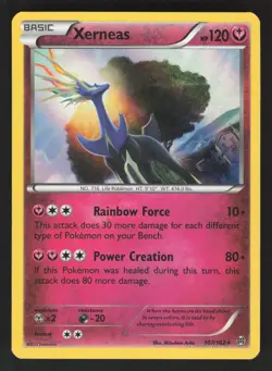 Xerneas 107/162 Pokemon TCG XY - BREAKthrough VLP - Image 1