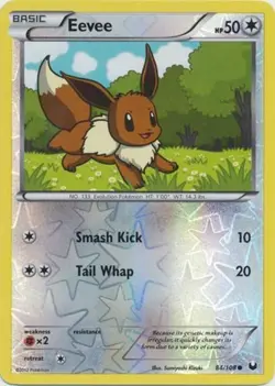 Eevee - 84/108 - Common - Reverse Holo - Dark Explorers #84/108 Pokemon TCG - Image 1