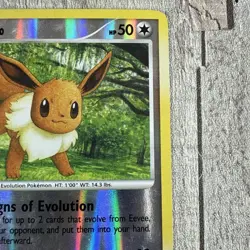Pokemon Eevee 59/111 Rising Rivals Reverse Holo HP - Image 4
