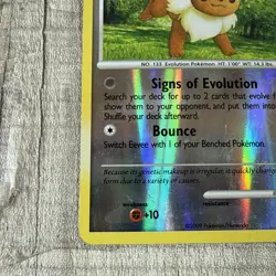 Pokemon Eevee 59/111 Rising Rivals Reverse Holo HP - Image 5