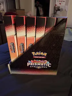 Pokemon Prismatic Evolutions Poster Collection Dollar General 6 Boxes + Display - Image 3