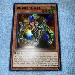 Yu-Gi-Oh! TCG Rokket Loader 1st Edition Ultra Rare Holo 1st Edition Near Mint - Image 1
