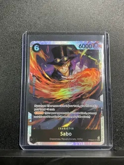 One Piece: Premium Booster The Best Vol. 2 Sabo #PRB02-014 Super Rare Foil - Image 1