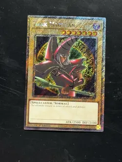 Yu-Gi-Oh Dark Magician (Arkana) Platinum Secret Rare Card RA04-EN106 1st Edition - Image 1